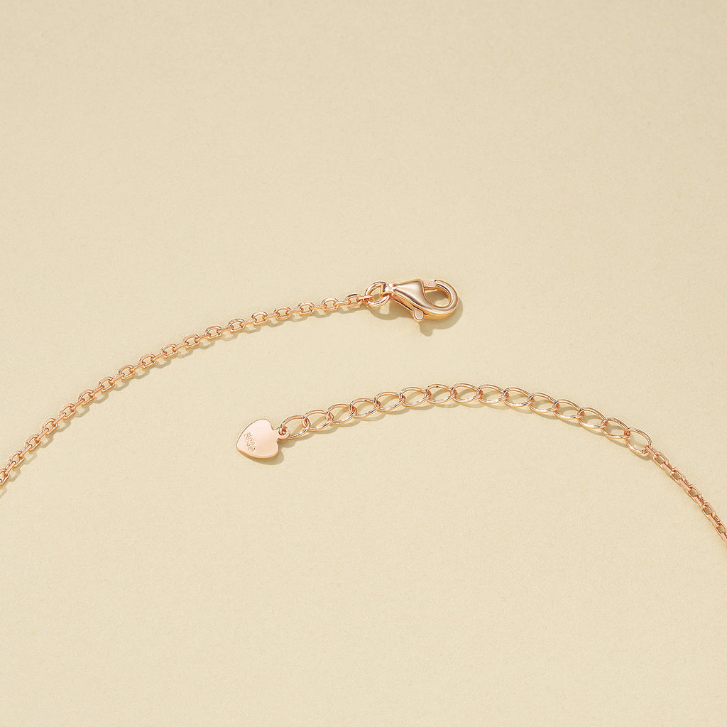 Lunar Jade Flower Cluster Necklace