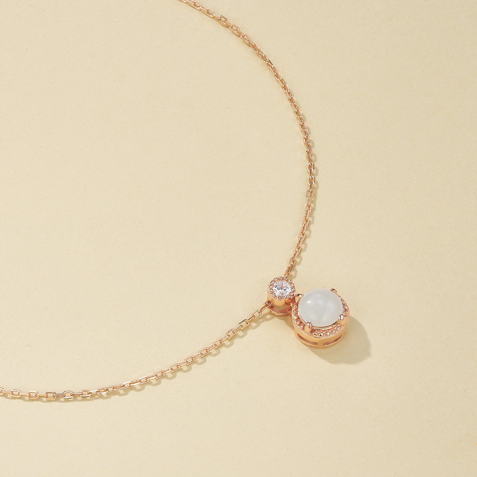 Starlight Lunar Jade Pendant Necklace