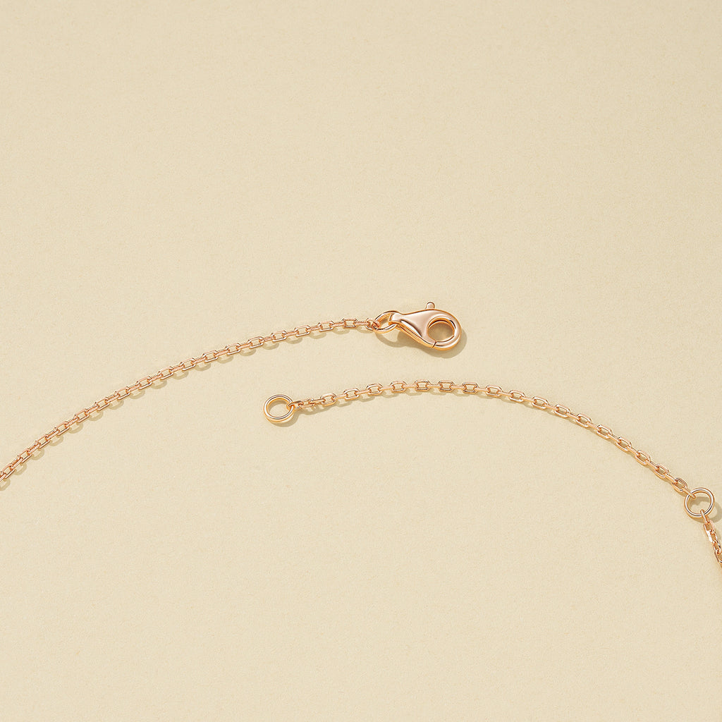 Twirling Light Pearl Pendant Necklace
