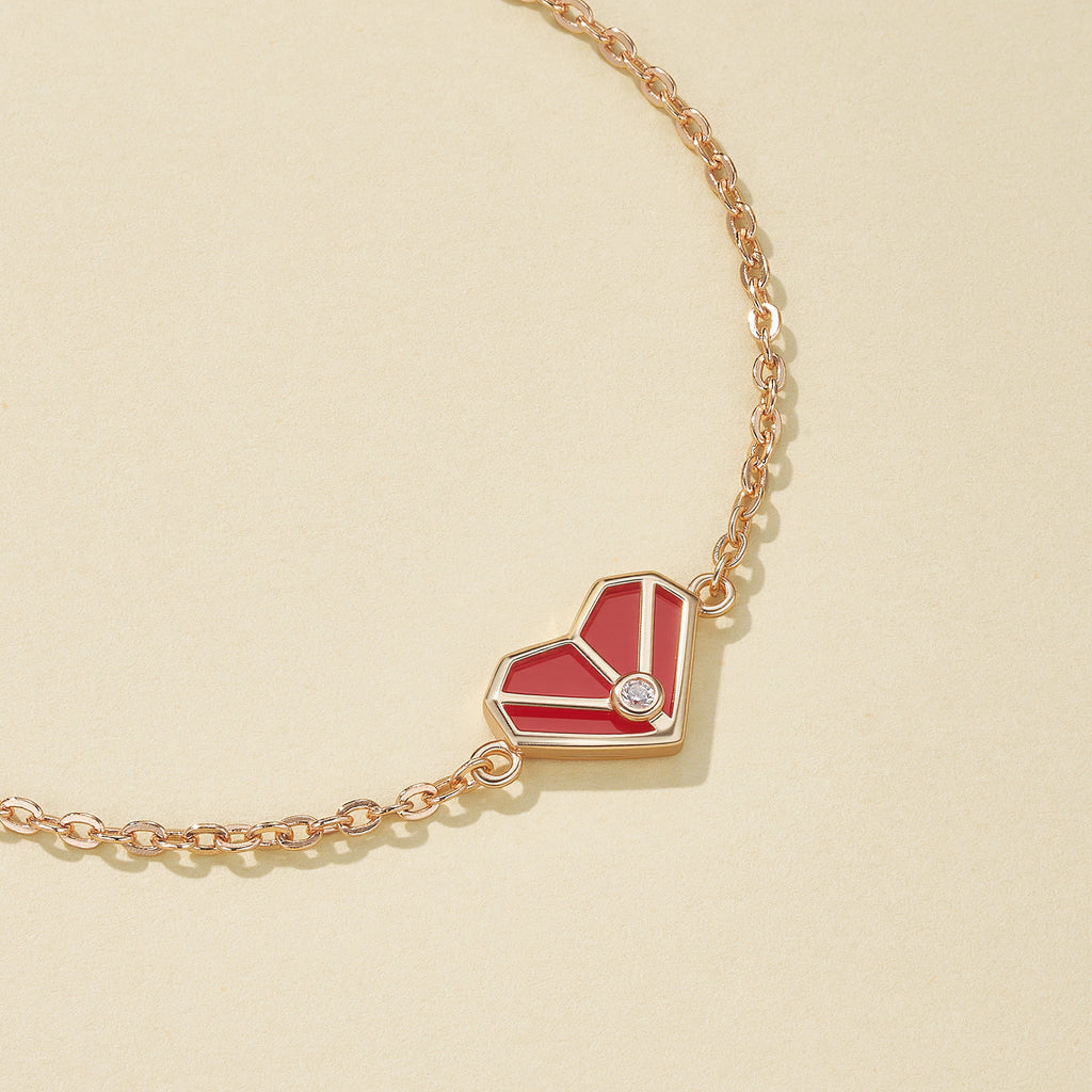 DelHeart Enamel Crystal Bracelet
