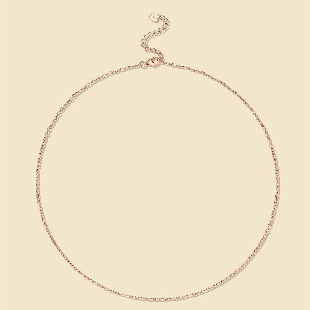 Soft Heart Chain Necklace
