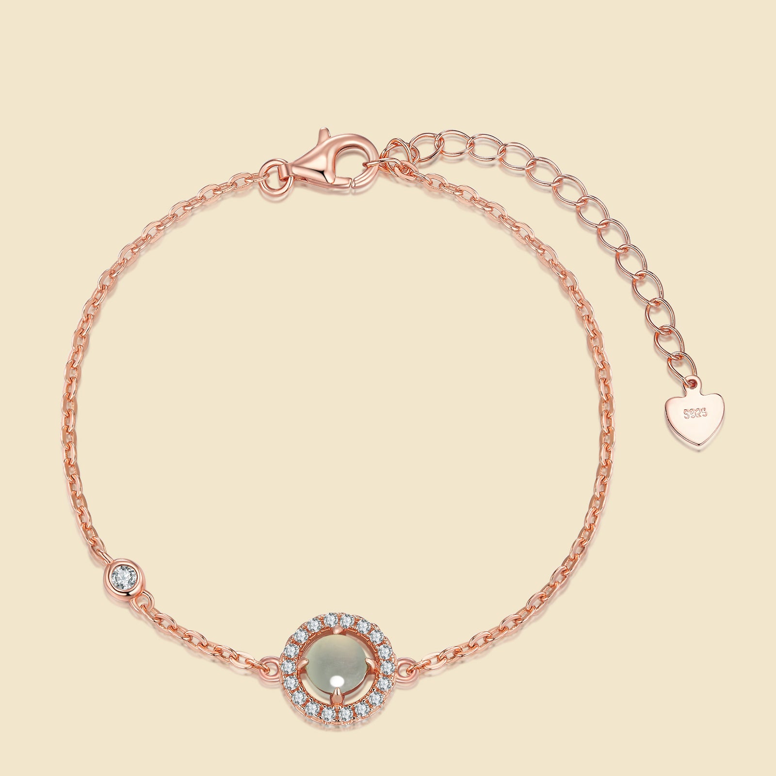 Lunar Jade Crystal Bracelet