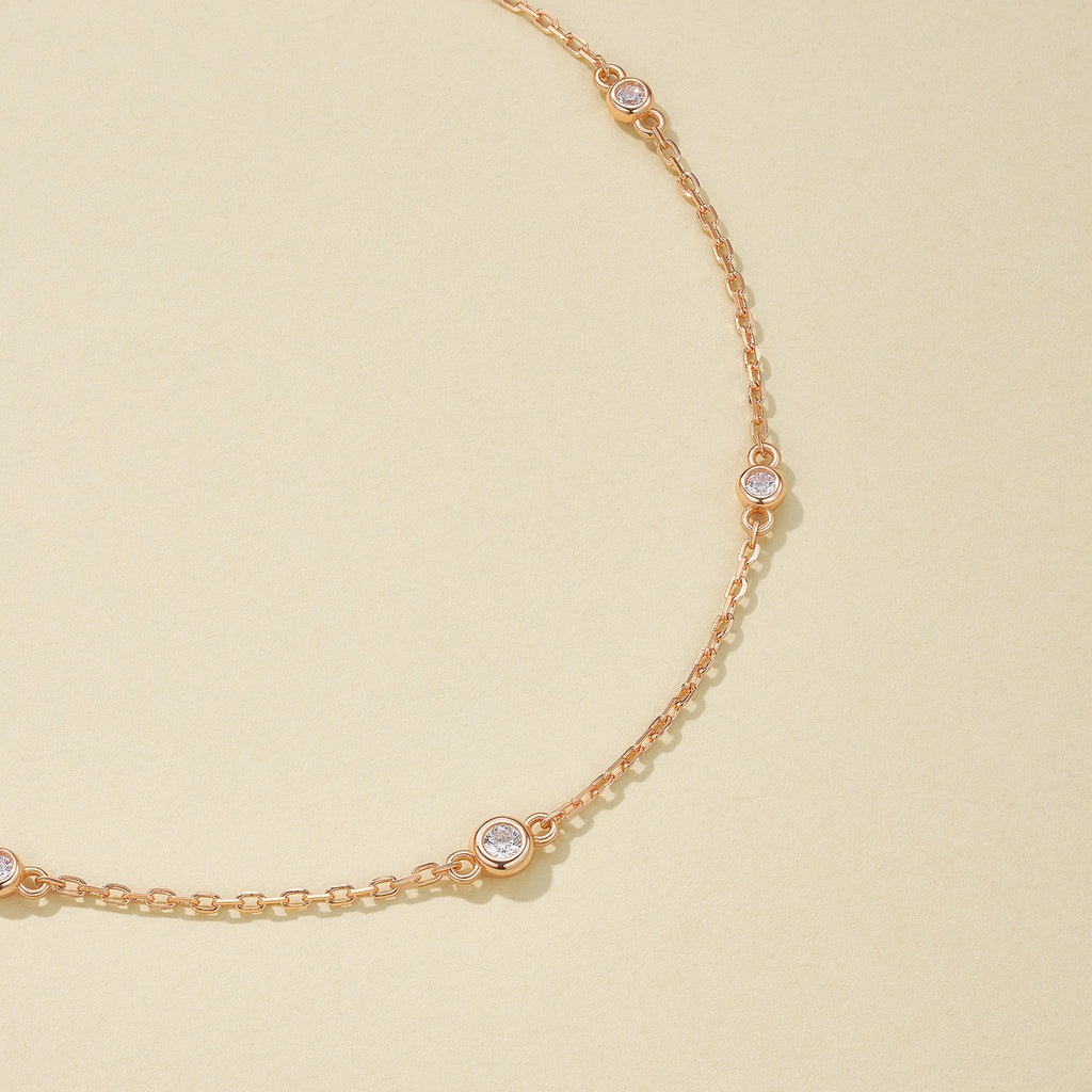 Crystal Stellar Chain Bracelet