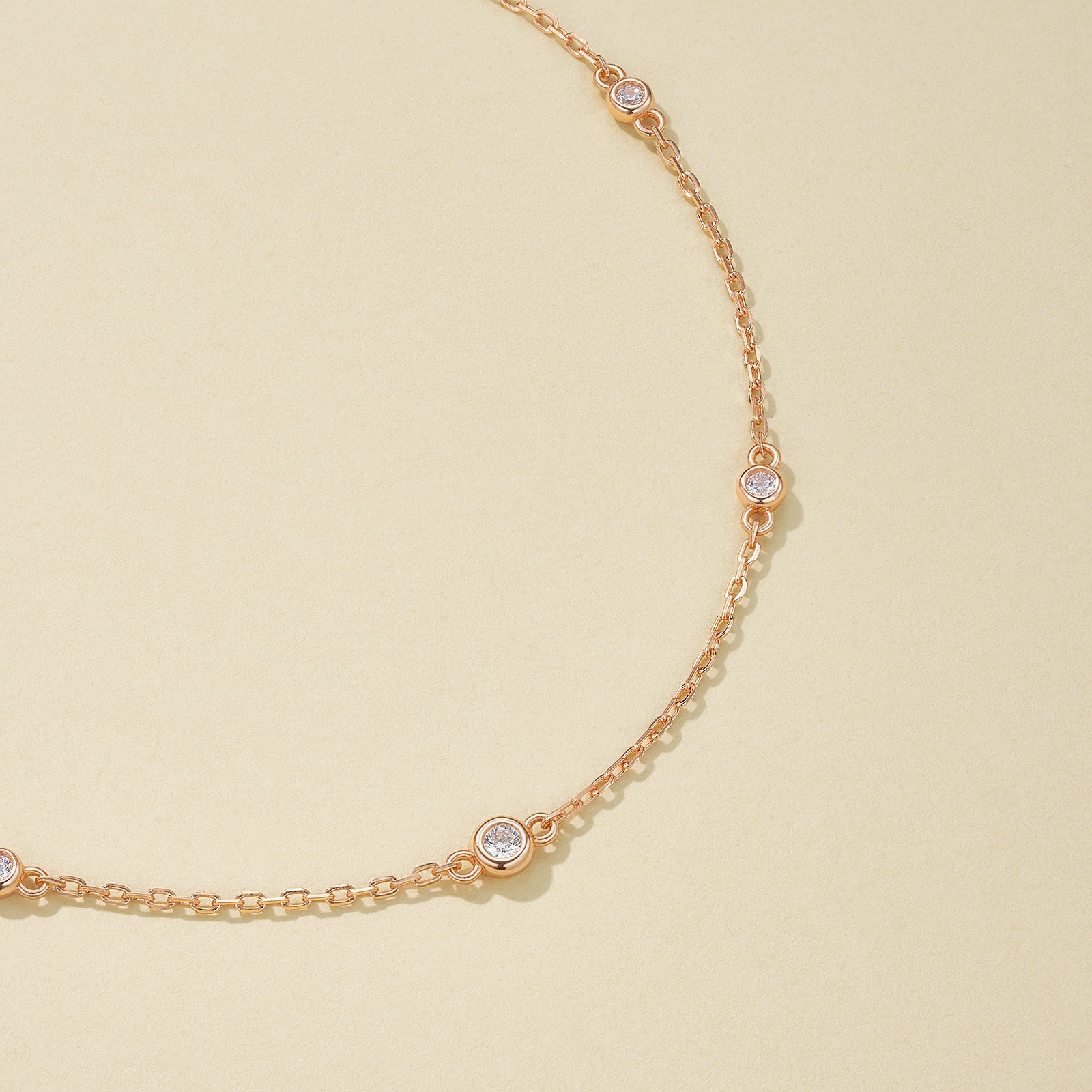 Crystal Stellar Chain Bracelet