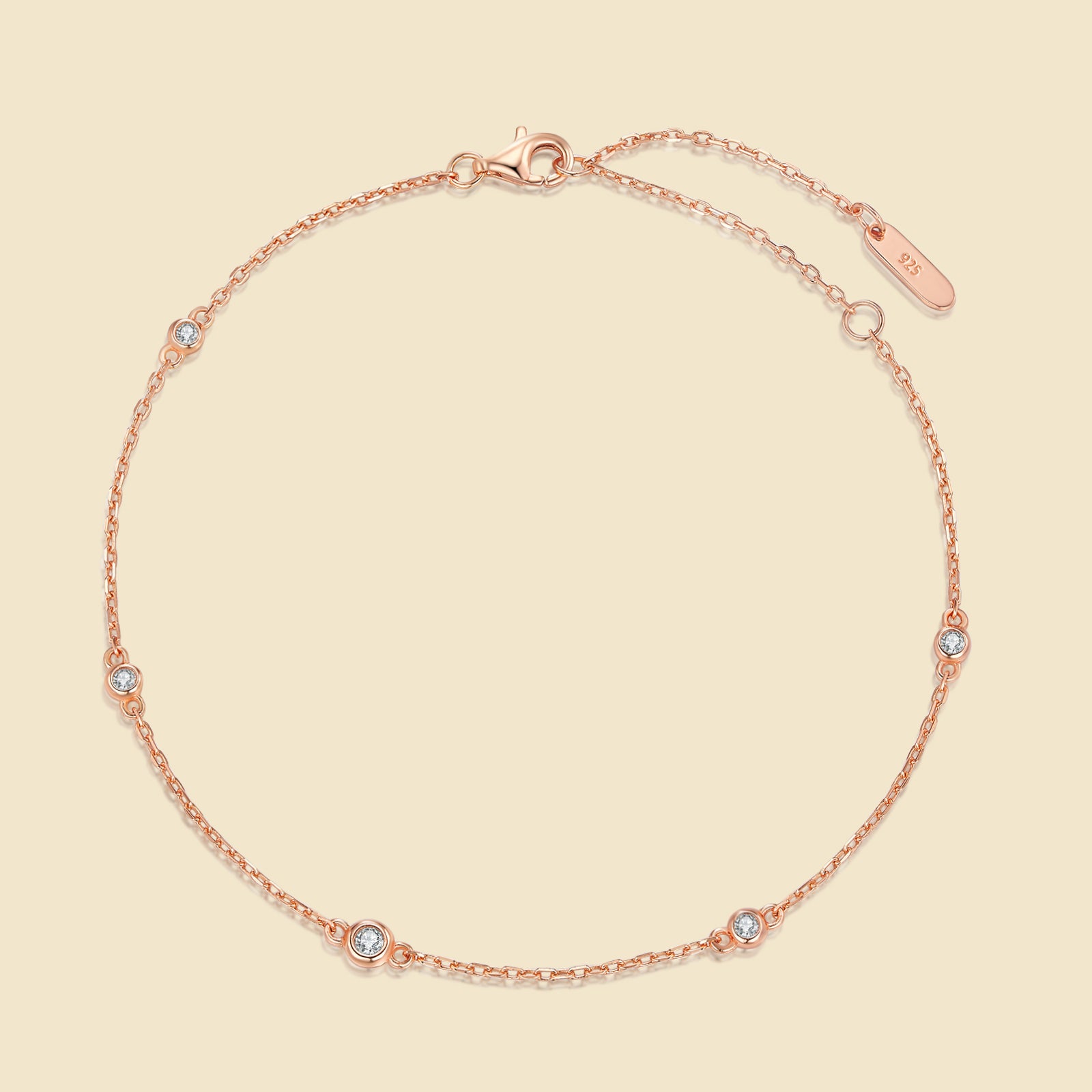 Crystal Stellar Chain Bracelet