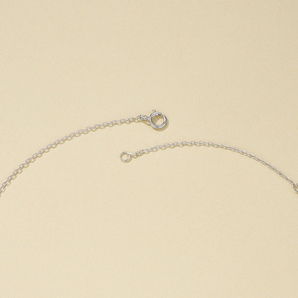 Key of the Moon Garnet Chain Necklace