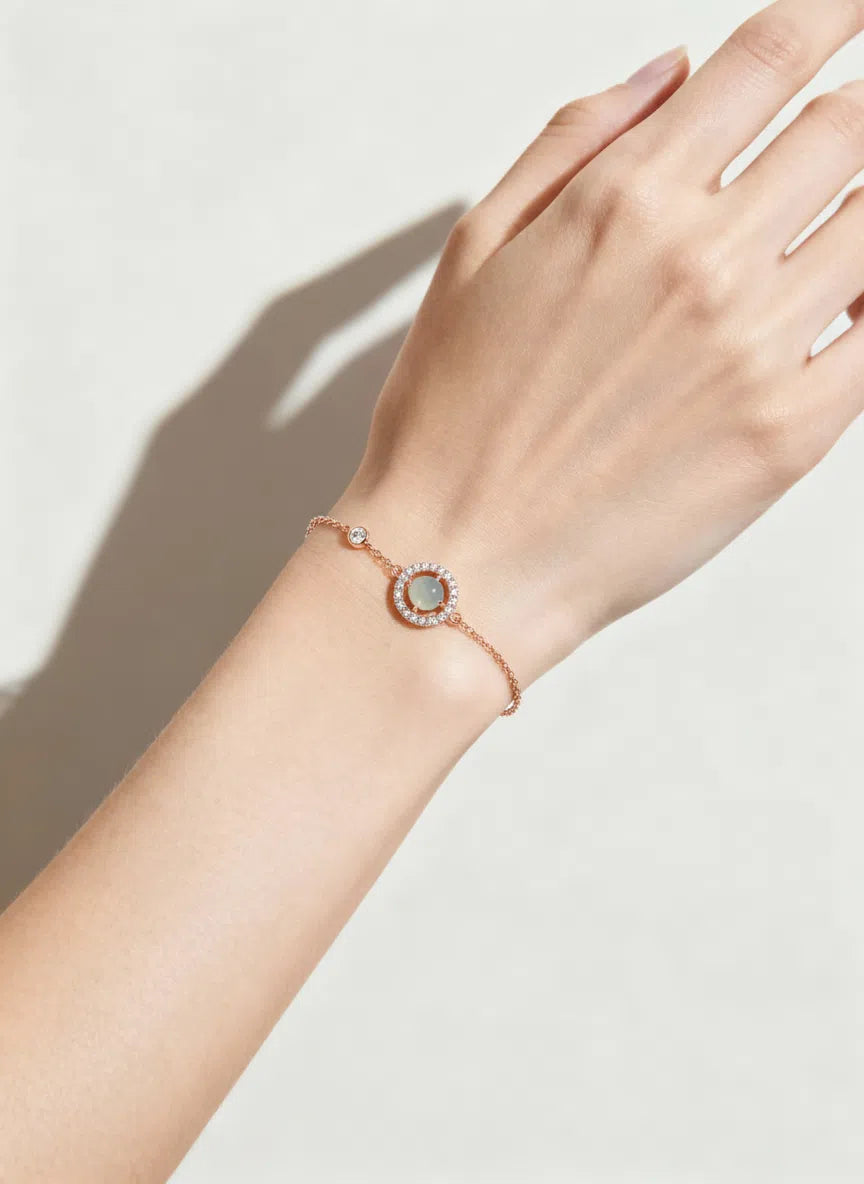 Lunar Jade Crystal Bracelet