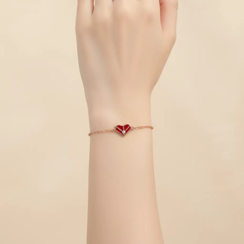 DelHeart Enamel Crystal Bracelet